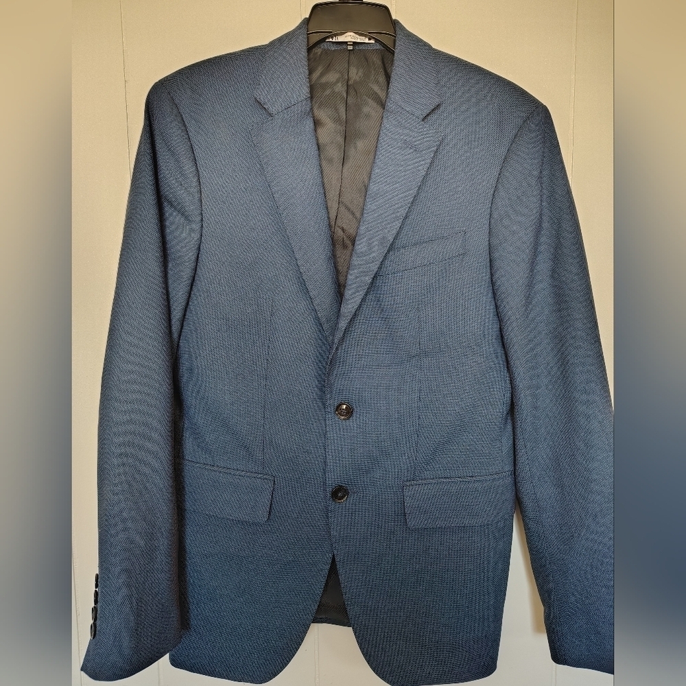 Zara Men's Classic Blue Blazer Size 36